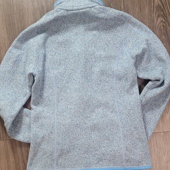 Patagonia Womens Quarter Zip Fleece Pullover Size M Blue - Picture 4 of 7